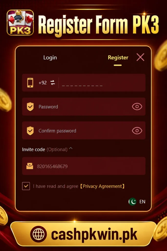 PK3 Register