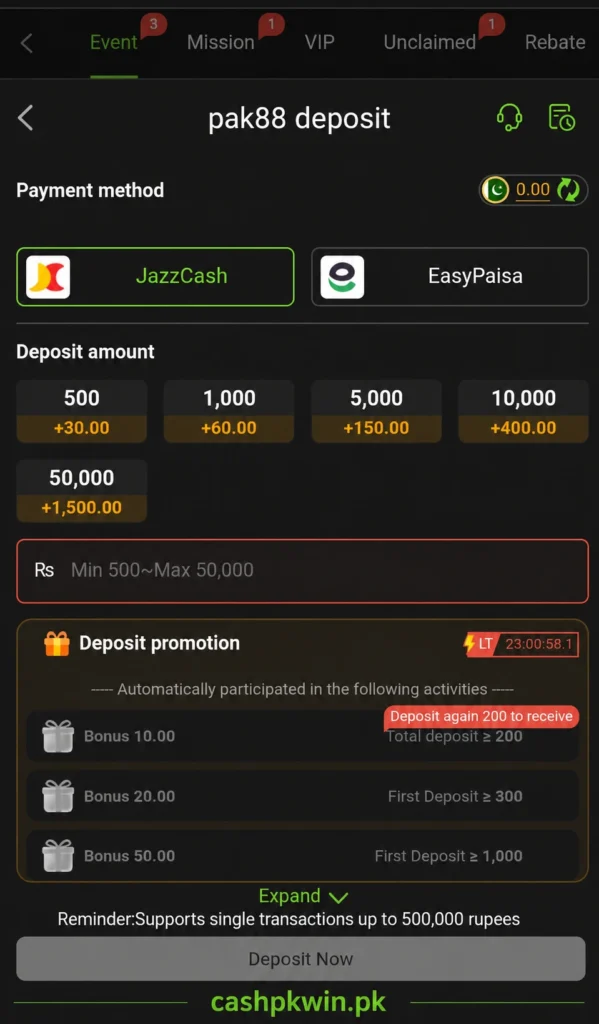 Deposit